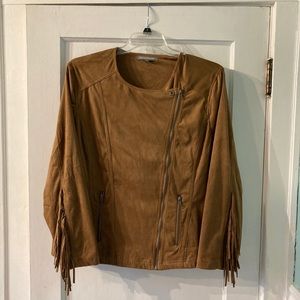 Faux Suede Jacket